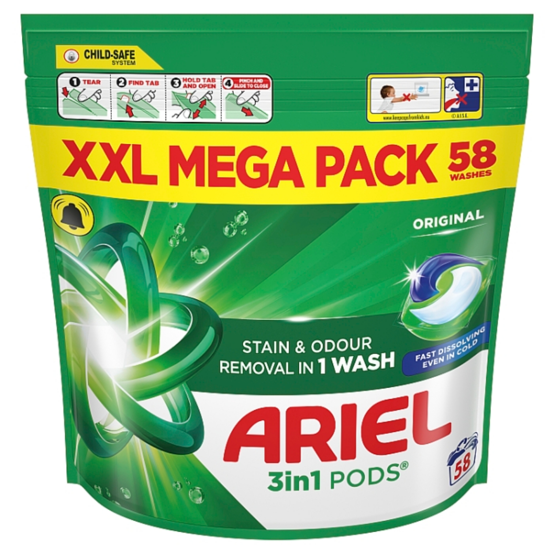 Picture of ARIEL 3 IN 1 PODS - ORIGINAL (58w) CO:FR (wsl)
