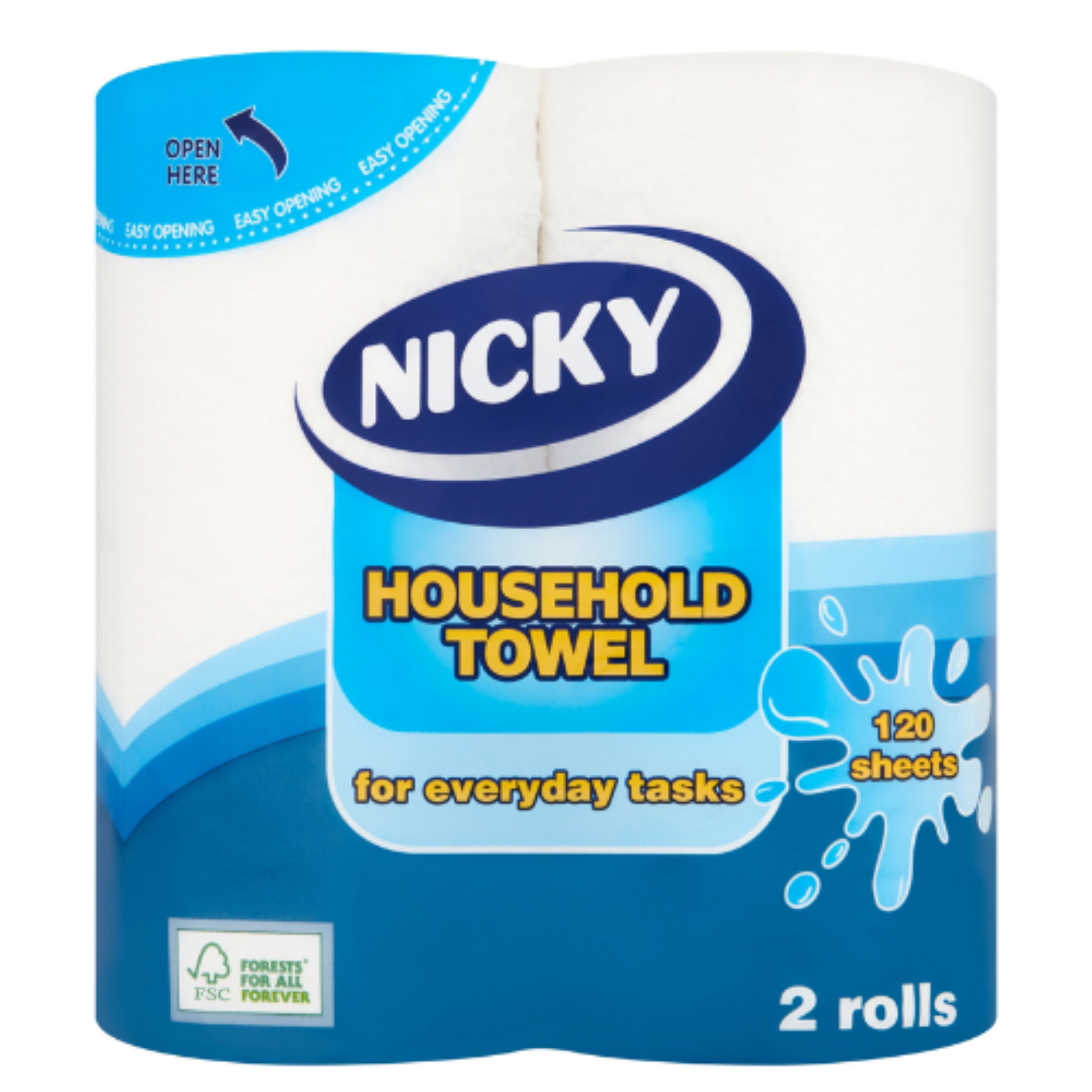 Picture of NICKY HOUSEHOLD KITCHEN TOWEL 2ply 120shts (c)_