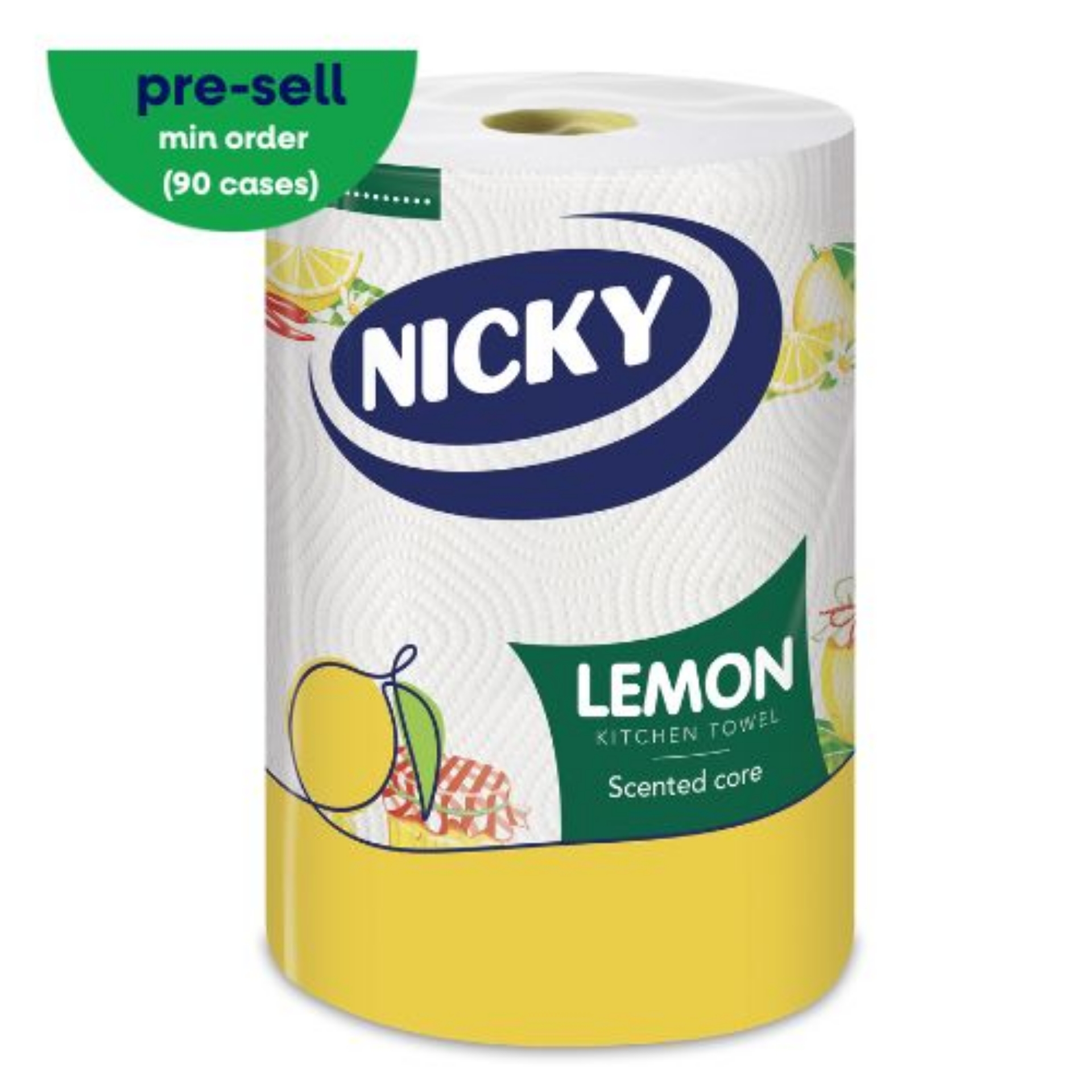 Picture of NICKY LEMON KITCHEN TOWEL 2ply 150Shts FSC