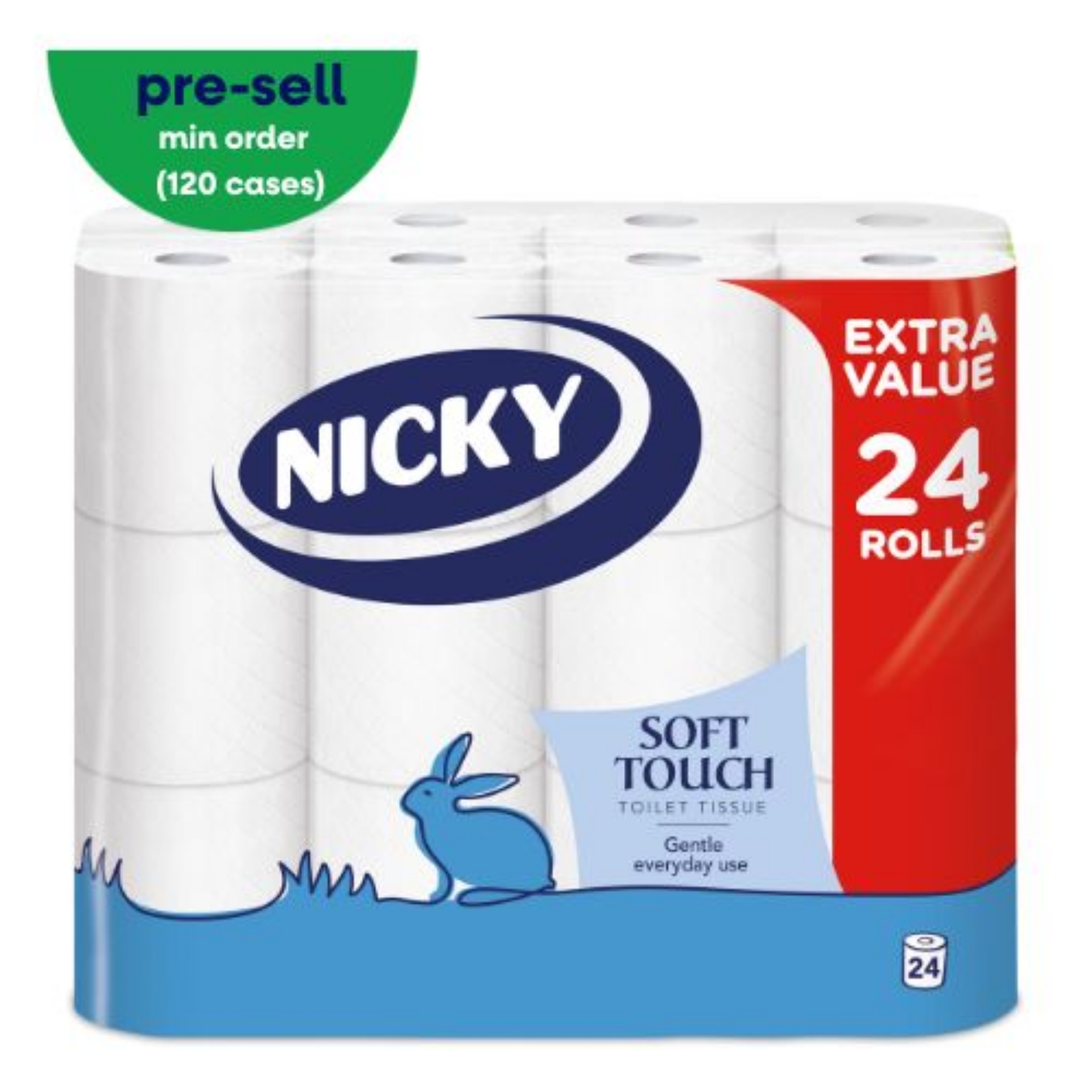 Picture of NICKY SOFT TOUCH TOILET ROLL 2ply 190sht