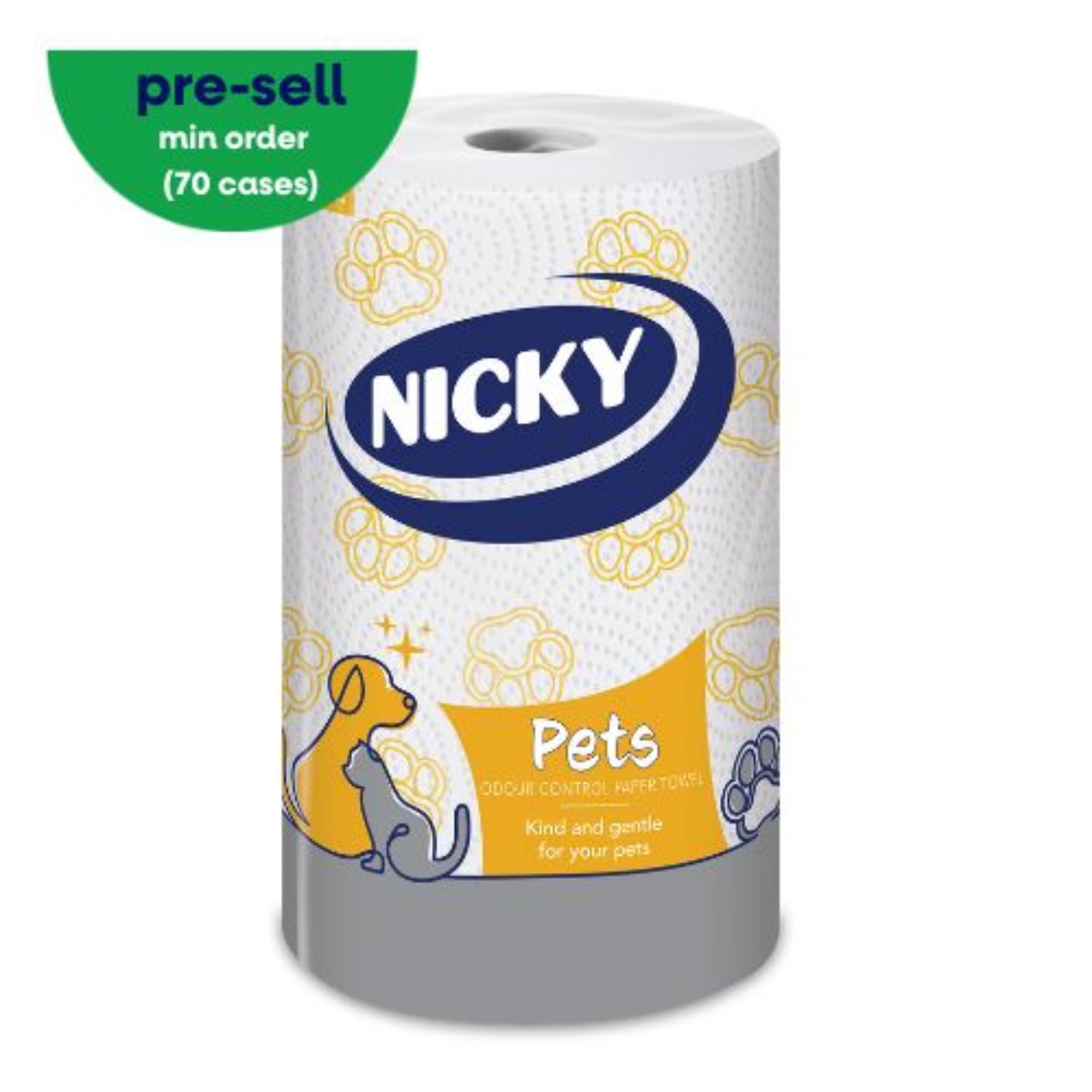 Picture of NICKY PET ODOR CONTROL PAPER TOWEL 3ply 80sht