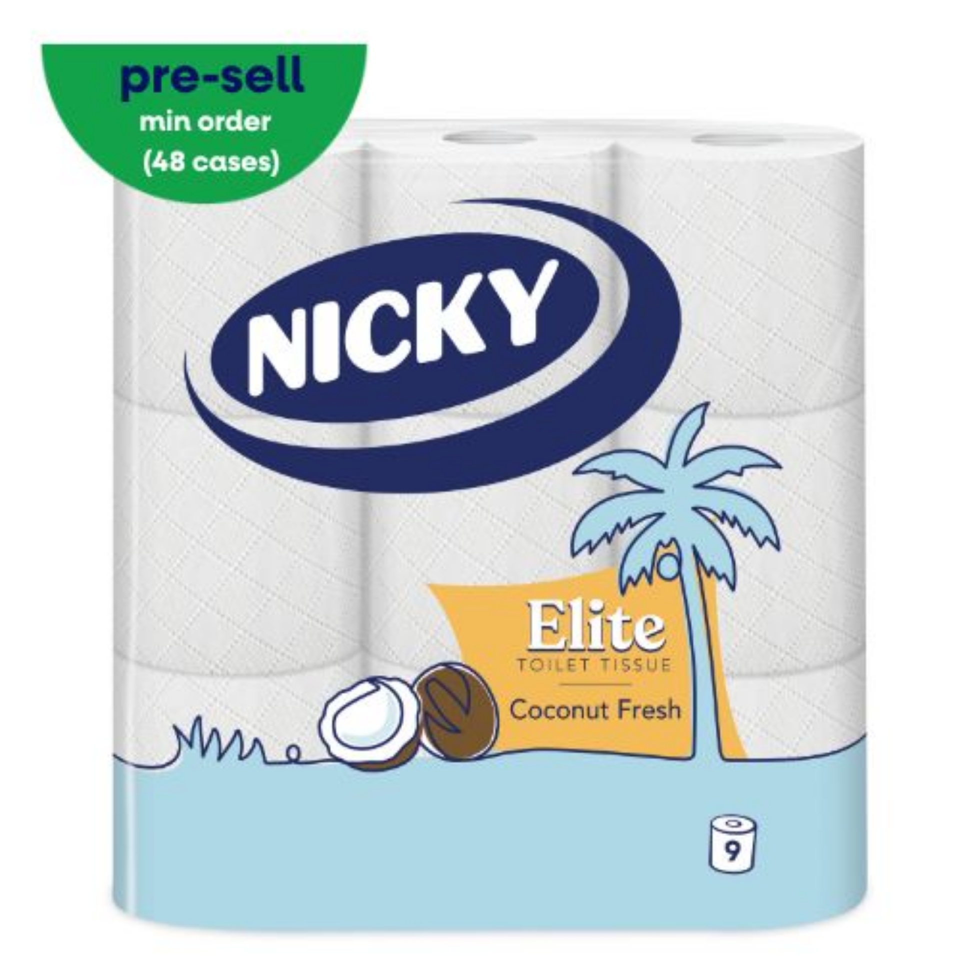 Picture of NICKY ELITE TOILET ROLL 3ply COCONUT 168sht
