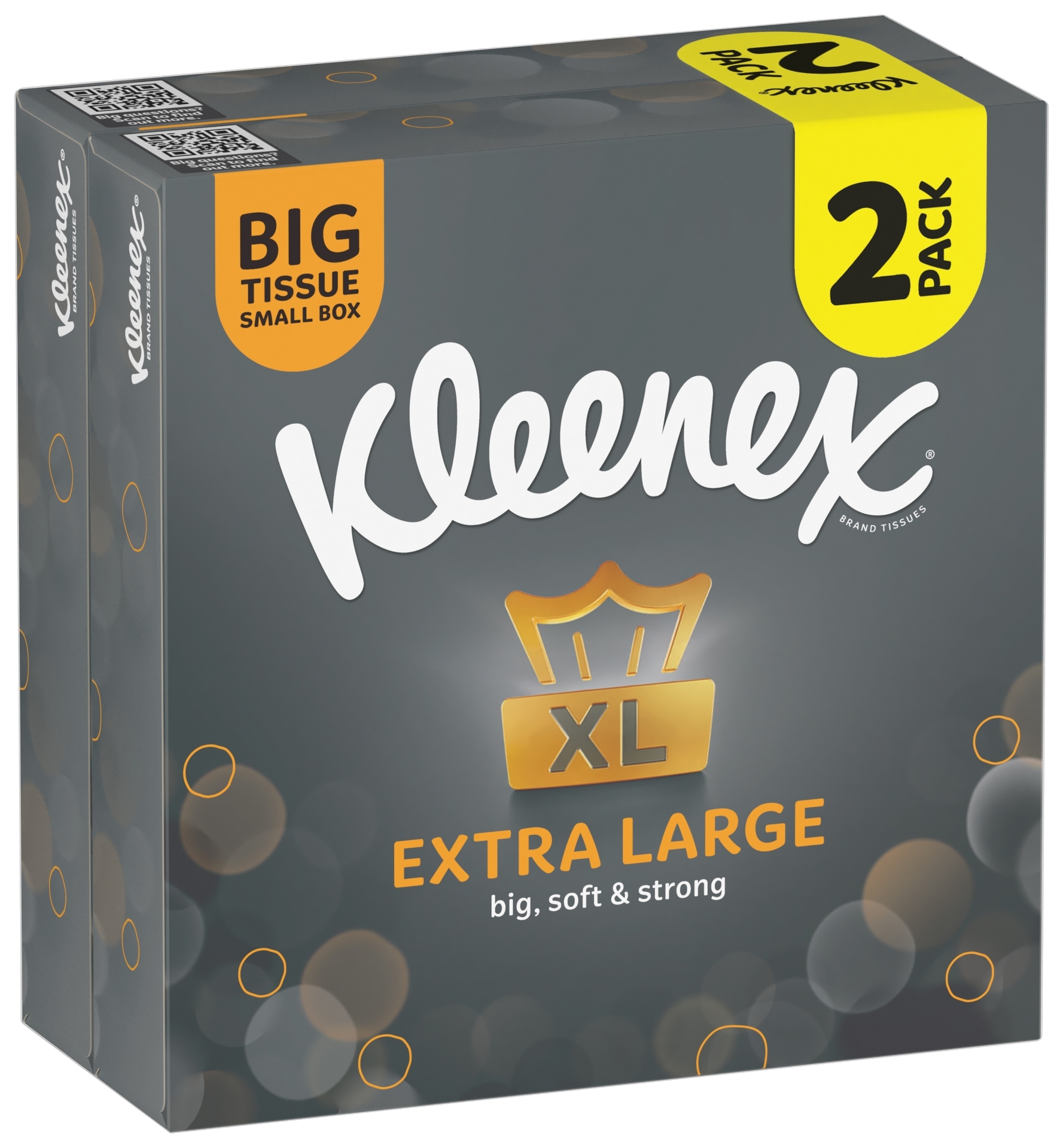 Picture of KLEENEX EXTRA LARGE TISSUES-COMPAC TWIN 2x44(wsl)