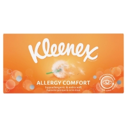 Picture of KLEENEX ALLERGY COMFORT TISSUES 3ply (wsl) FSC 