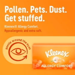 Picture of KLEENEX ALLERGY COMFORT TISSUES 3ply (wsl) FSC 