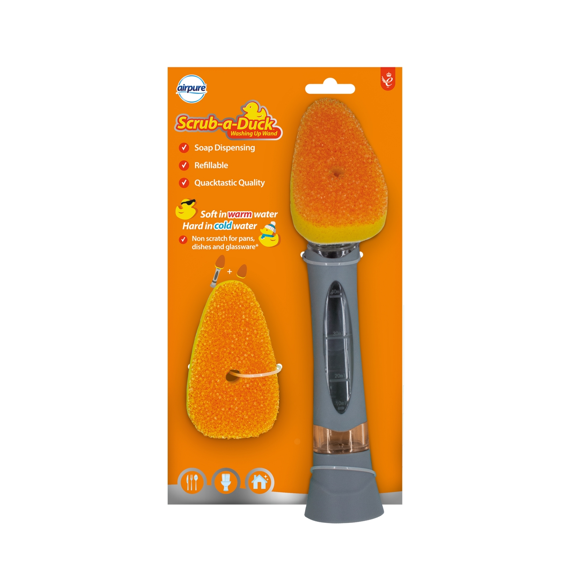 Picture of SCRUB-A-DUCK WASHING UP WAND & REFILL CO:CN