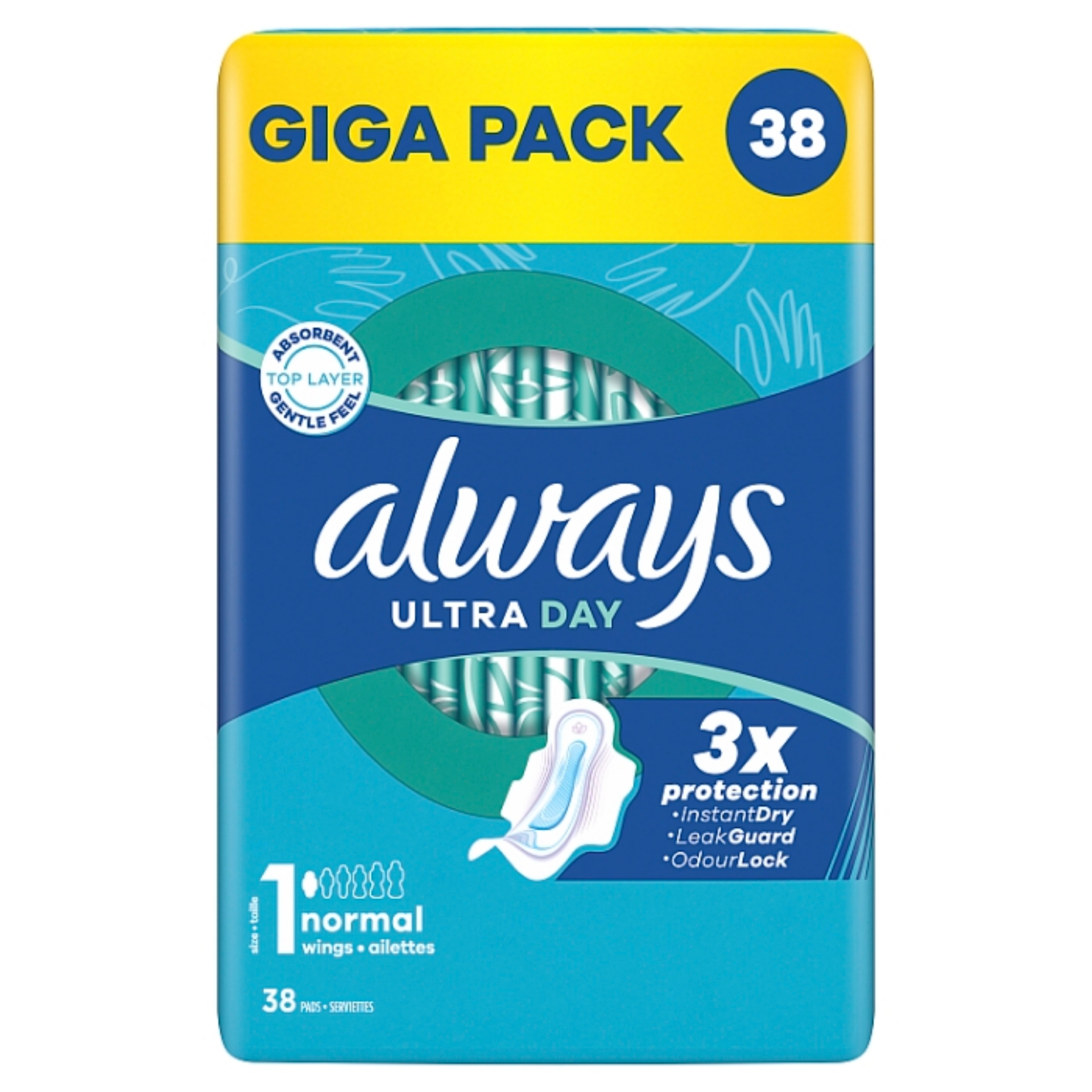 Picture of ALWAYS ULTRA DAY PADS NORMAL WINGS (wsl)