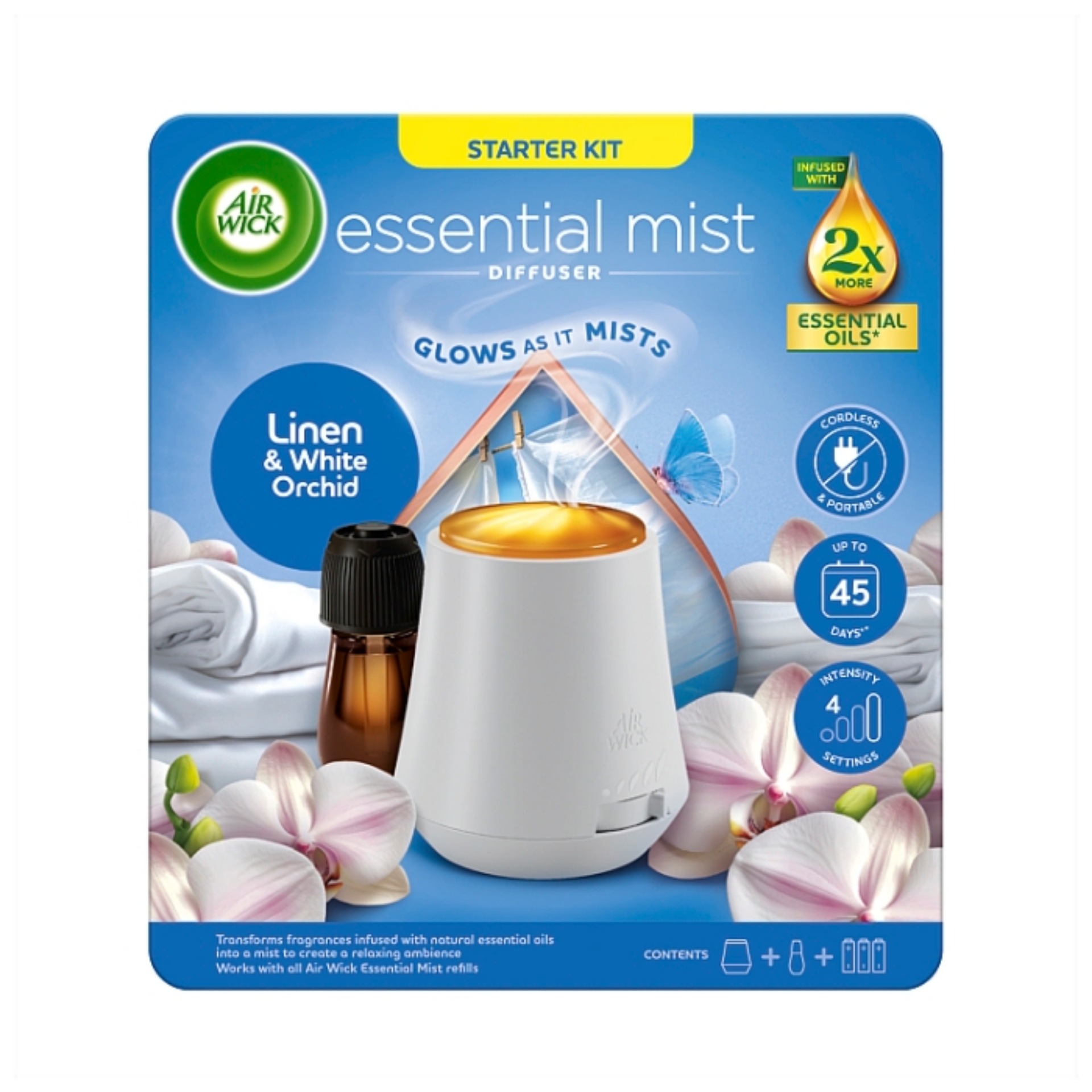 Picture of AIRWICK MIST DIFFUS KIT- LINEN & PETALS CO:HU (c)