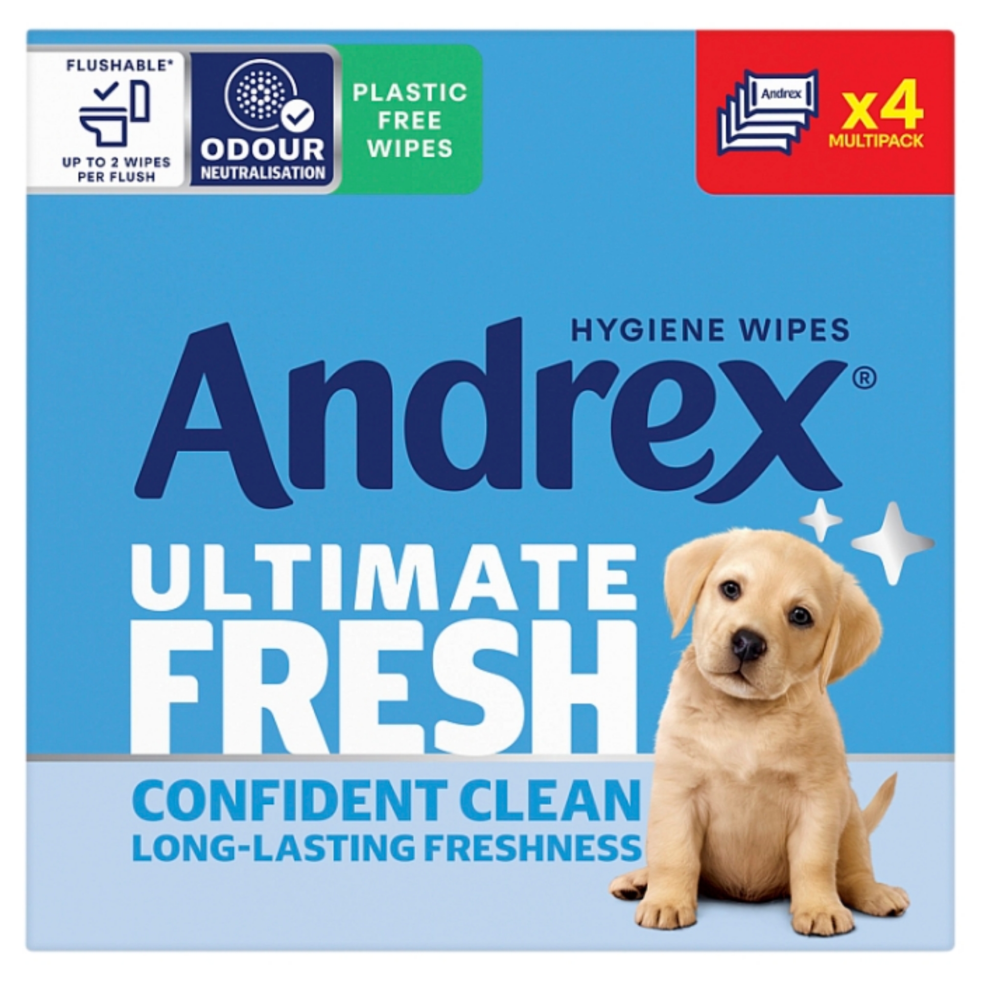 Picture of ANDREX HYGIENE WIPES ULTIMATE FRESH 4pk FSC®